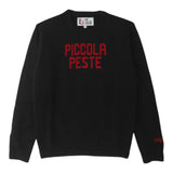 Saint Barth Maglia tinta unita con Stampa Nero per Bambino DOU000101612I NERO SAINT BARTH 