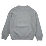 Saint Barth Maglia tinta unita con Stampa Grigio per Neonato DOU000101631N GRIGIO SAINT BARTH 