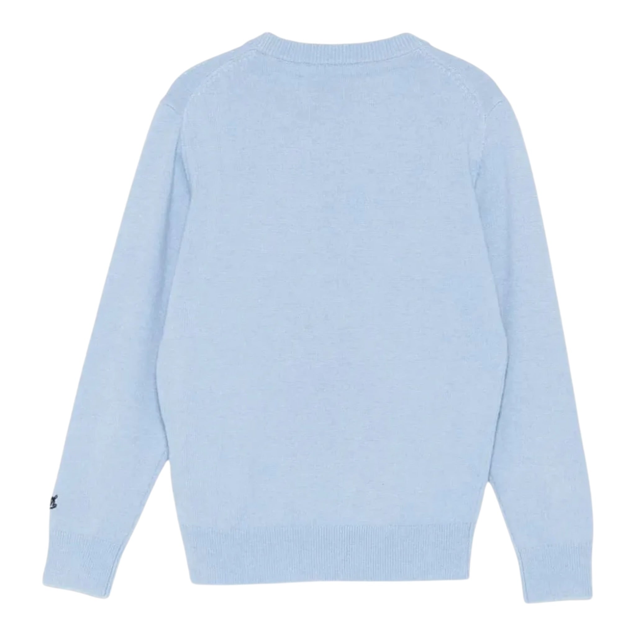 Saint Barth Maglia tinta unita con Stampa Azzurro per Bambino DOU000101673I AZZURRO SAINT BARTH 