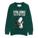 Saint Barth Maglia tinta unita con Stampa Verde per Bambino DOU000101675I VERDE SAINT BARTH 