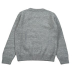 Saint Barth Maglia tinta unita con Stampa Grigio per Bambino DOU000102557I GRIGIO SAINT BARTH 