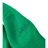 Saint Barth Maglia tinta unita con Stampa Verde per Bambino DOU00211 VERDE SAINT BARTH 
