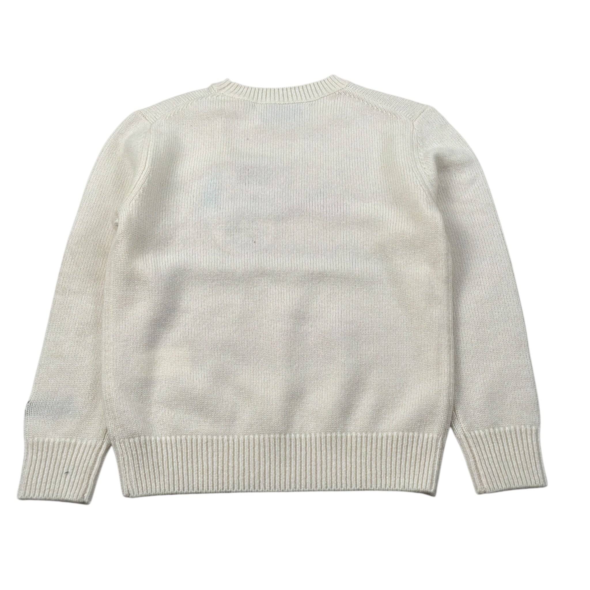 Saint Barth Maglia tinta unita con Stampa Panna per Bambino DOUGLASP PANNA SAINT BARTH 