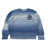 Saint Barth Maglia Girocollo con Stampa Blu per Bambina DUSK BLU SAINT BARTH 