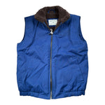 Saint Barth Giubbino Smanicato tinta unita con Zip Blu per Bambino EGAR BLU SAINT BARTH 