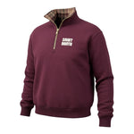 Saint Barth Felpa tinta unita con Colletto Bordeaux per Bambino ELIADEJRT BORDEAUX SAINT BARTH 