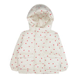 Saint Barth Giubbino tinta unita con Cappuccio Panna per Neonata GEN0001 PANNA SAINT BARTH 