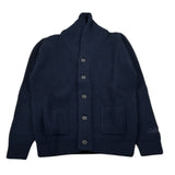 Saint Barth Cardigan tinta unita Blu per Bambino GLAS002 BLU SAINT BARTH 