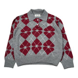 Saint Barth Maglia Bicolore con Stampa Rombo Grigio per Bambino HADIDYY GRIGIO SAINT BARTH 