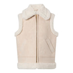 Saint Barth Montone Smanicato tinta unita Beige per Bambina HES002 BEIGE SAINT BARTH 