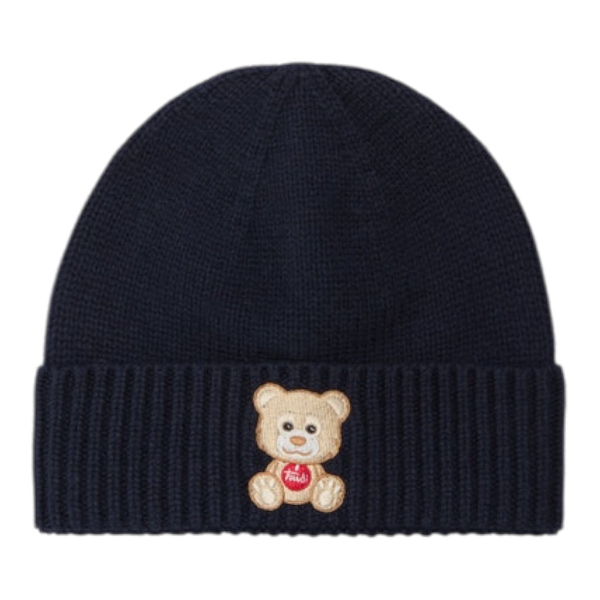 Saint Barth Cappello tinta unita con Ricamo Blu per Bambino HOLDEN BLU SAINT BARTH 
