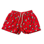 Saint Barth Costume Modello Boxer tinta unita con Stampa Rosso per Bambino JEANLIGHT ROSSO SAINT BARTH 