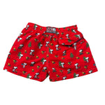 Saint Barth Costume Modello Boxer tinta unita con Stampa Rosso per Bambino JEANLIGHT ROSSO SAINT BARTH 