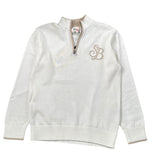 Saint Barth Maglia Girocollo con Stampa Panna per Bambino JERMYNY PANNA SAINT BARTH 