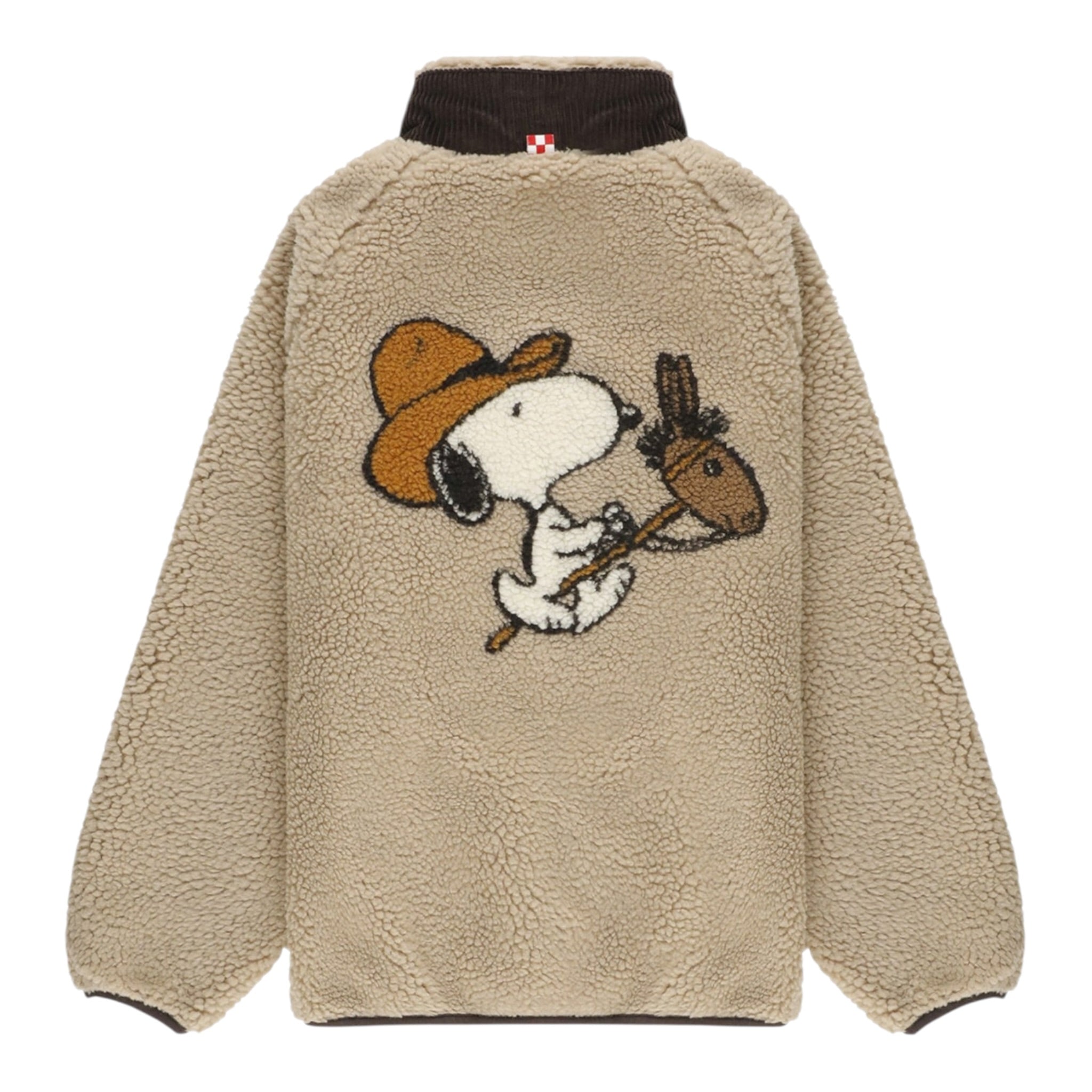 Saint Barth Giubbino tinta unita con Zip Modello Teddy Beige per Bambino KEY0005 BEIGE SAINT BARTH 