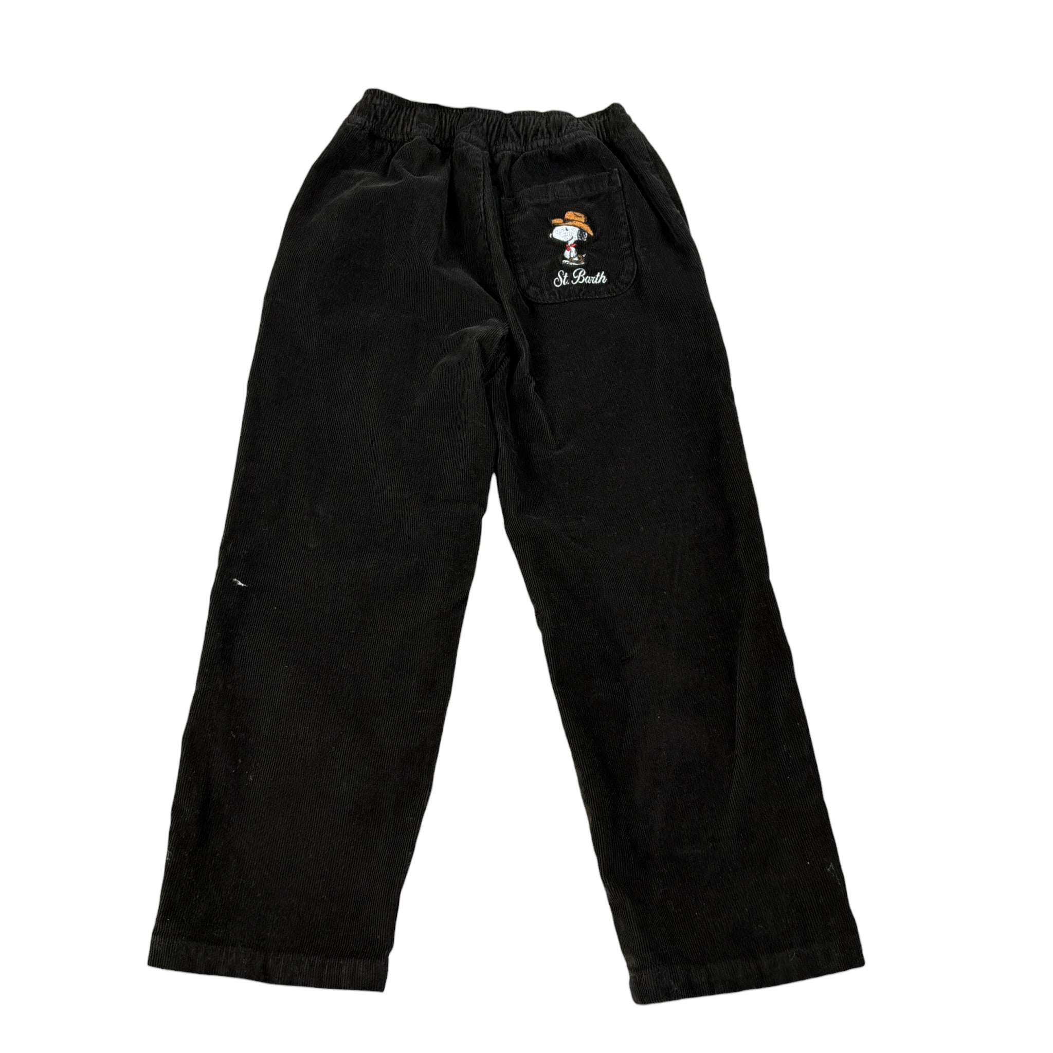 Saint Barth Pantalone tinta unita con Elastico In Vita Marrone per Bambino KILKENNY MARRONE SAINT BARTH 