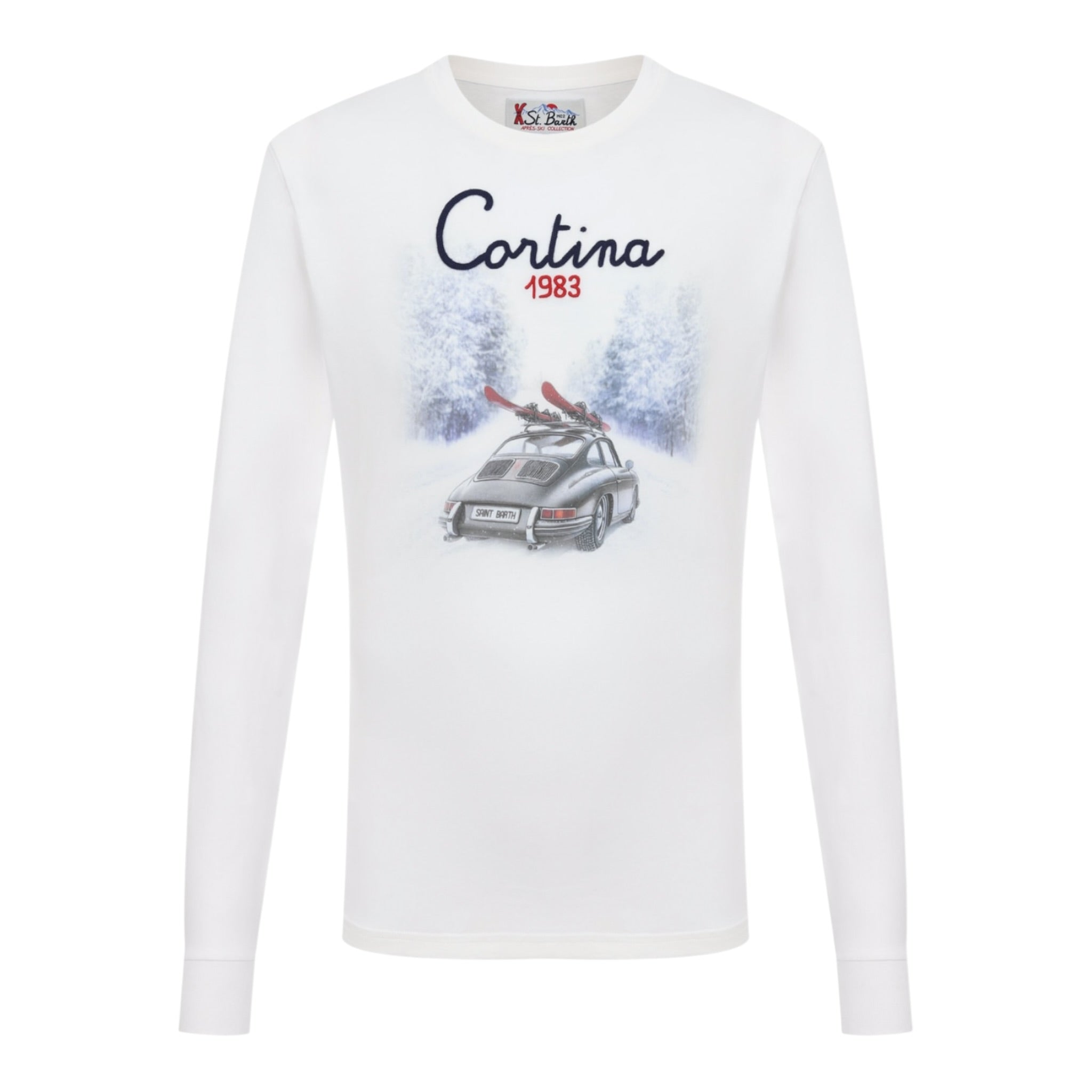 Saint Barth Shirt Girocollo tinta unita Bianco per Bambino LUT000500J BIANCO SAINT BARTH 