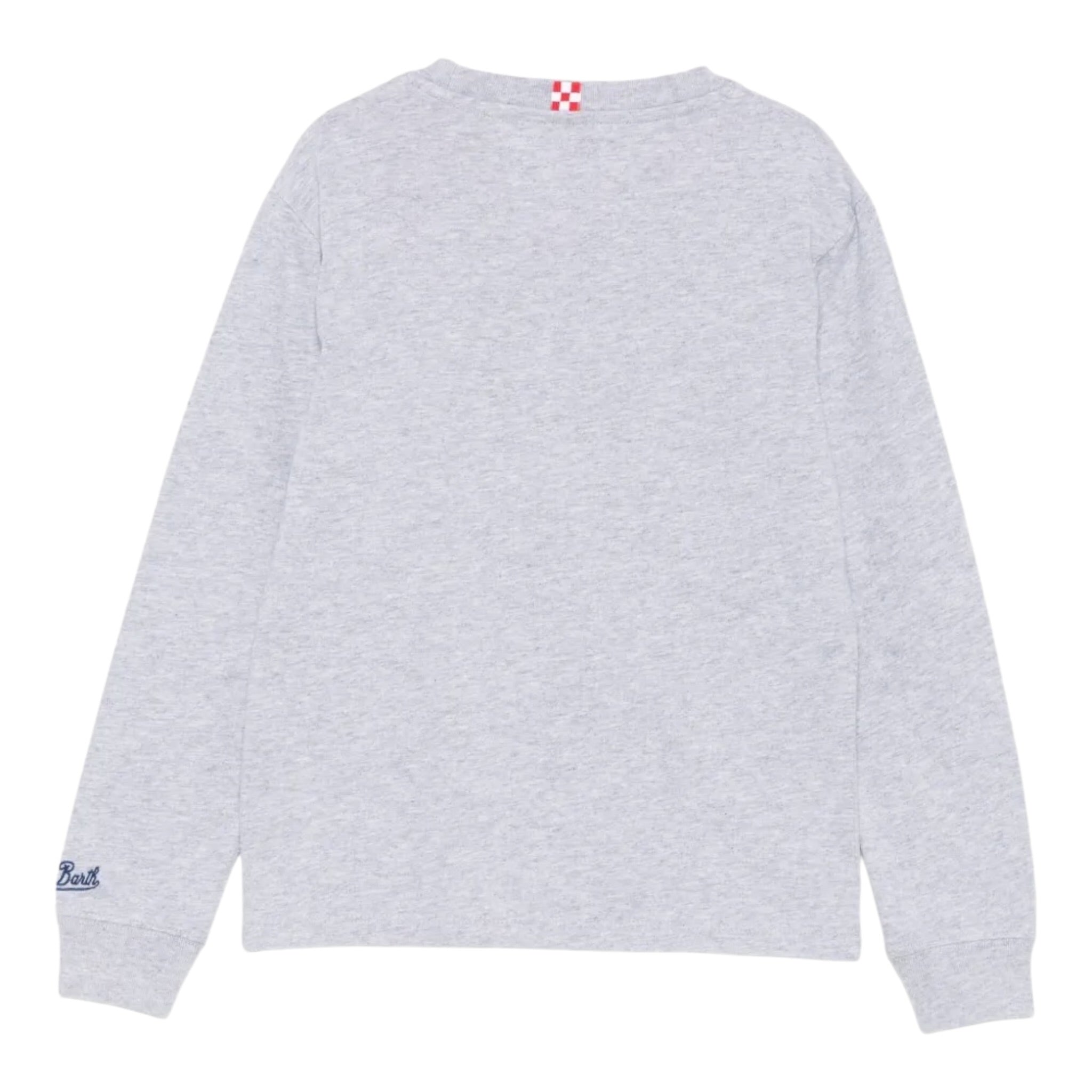 Saint Barth Shirt Girocollo tinta unita Grigio per Bambino LUT0005X GRIGIO SAINT BARTH 