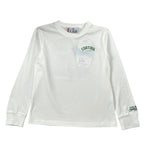 Saint Barth Shirt Girocollo tinta unita con Stampa Bianco per Bambino LUTON572 BIANCO SAINT BARTH 