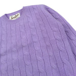 Saint Barth Maglia tinta unita con Trecce Lilla per Neonata LYL00400392L LILLA SAINT BARTH 