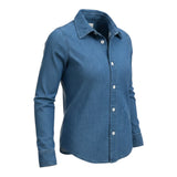 Saint Barth Camicia In Denim tinta unita Blu per Bambino MEREDIRH BLU SAINT BARTH 