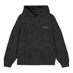 Saint Barth Felpa Tinta con Cappuccio In Lurex Nero per Bambina MIND0006 NERO SAINT BARTH 