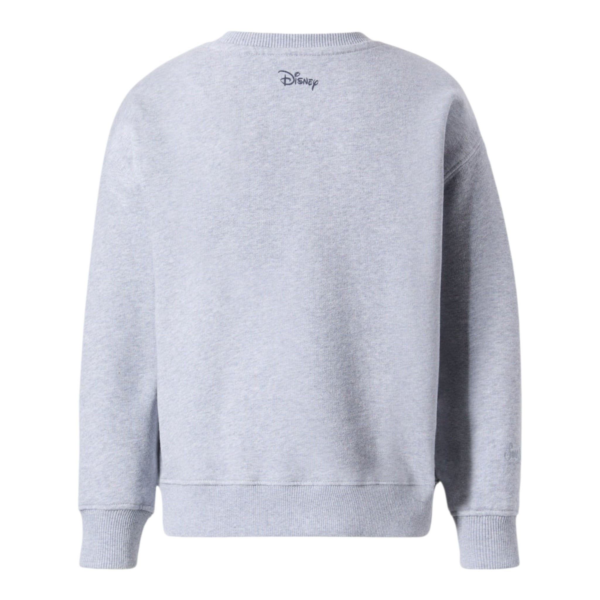 Saint Barth Felpa Chiusa Girocollo tinta unita con Stampa Grigio per Bambina MINNIE GRIGIO SAINT BARTH 