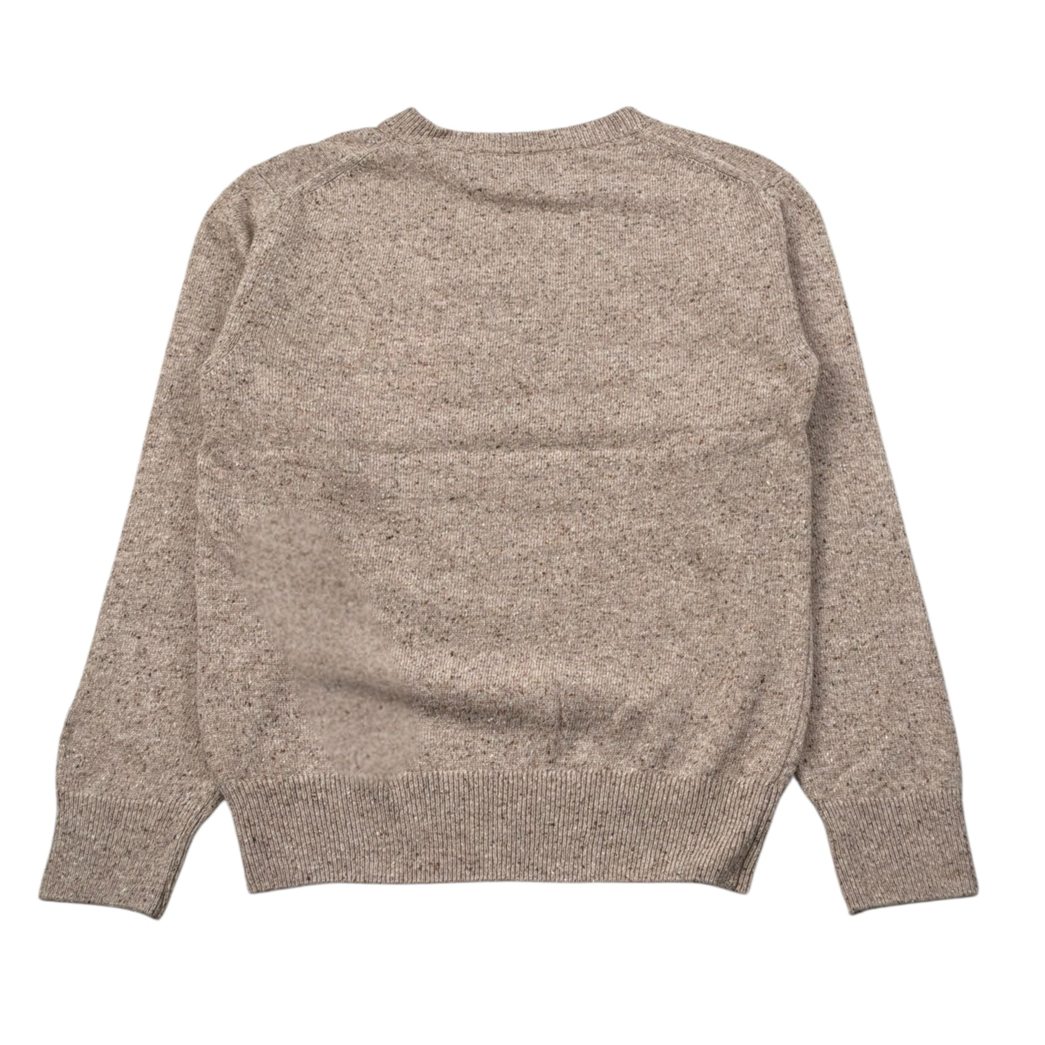Saint Barth Felpa Chiusa Girocollo tinta unita con Stampa Beige per Bambina MINNIEH BEIGE SAINT BARTH 