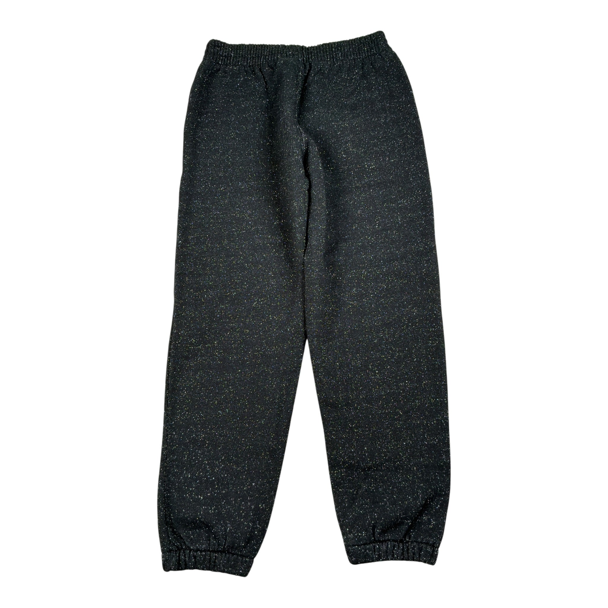 Saint Barth Pantalone Modello Tuta In Lurex Nero per Bambina ODA0008 NERO SAINT BARTH 