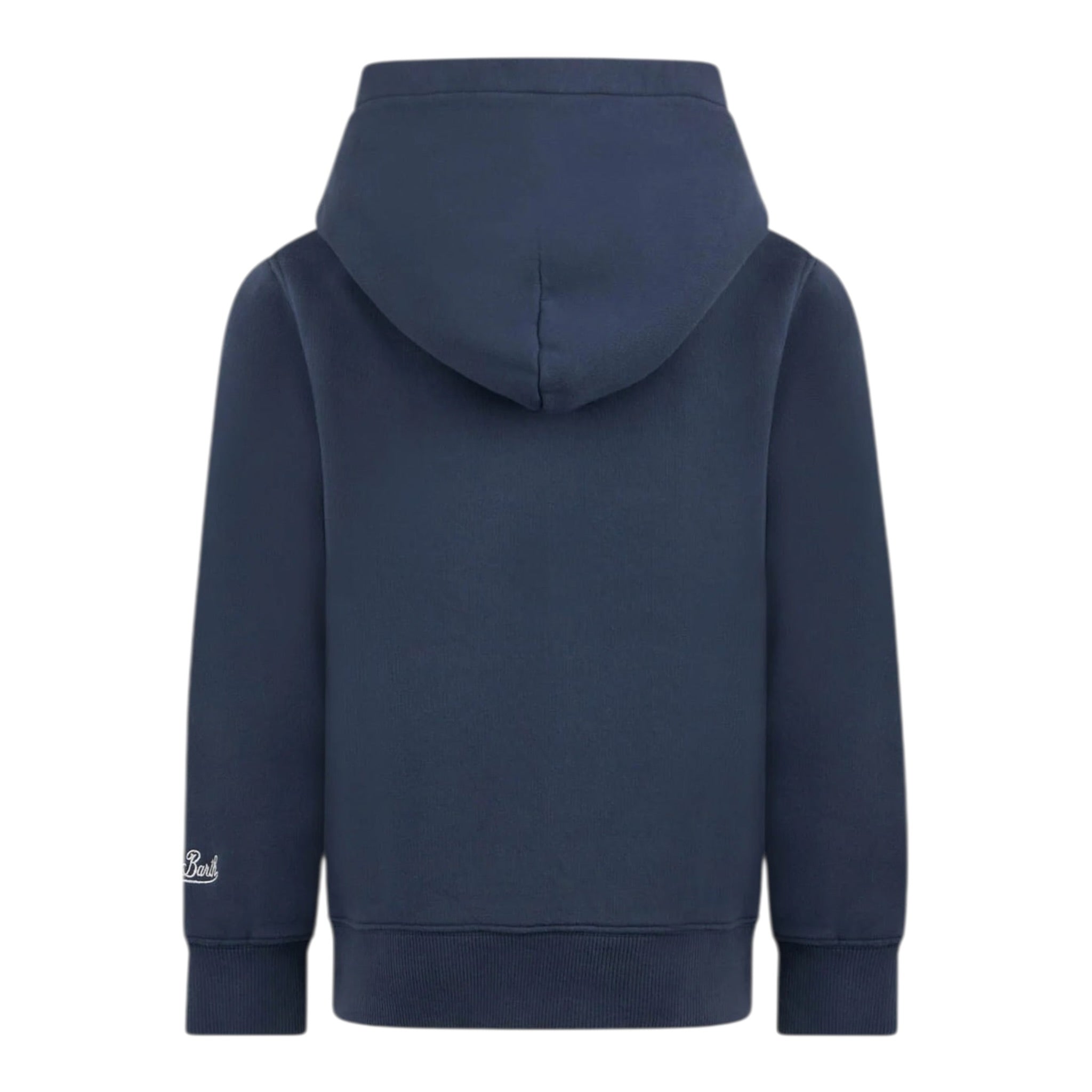 Saint Barth Felpa tinta unita con Stampa Blu per Bambino OLI000100860I BLU SAINT BARTH 