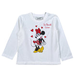 Saint Barth Shirt Girocollo tinta unita con Stampa Bianco per Bambina PENN00101214I BIANCO SAINT BARTH 