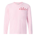 Saint Barth Shirt Girocollo tinta unita con Stampa Rosa per Neonata PENN00101278IN ROSA SAINT BARTH 