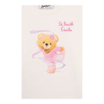 Saint Barth Shirt Girocollo tinta unita con Stampa Panna per Neonata PENNY PANNA SAINT BARTH 