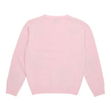 Saint Barth Maglia tinta unita con Stampa Rosa per Neonata PRC0000502277I ROSA SAINT BARTH 