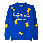 Saint Barth Maglia tinta unita con Stampa Cobalto per Bambina PRC000102378I COBALTO SAINT BARTH 