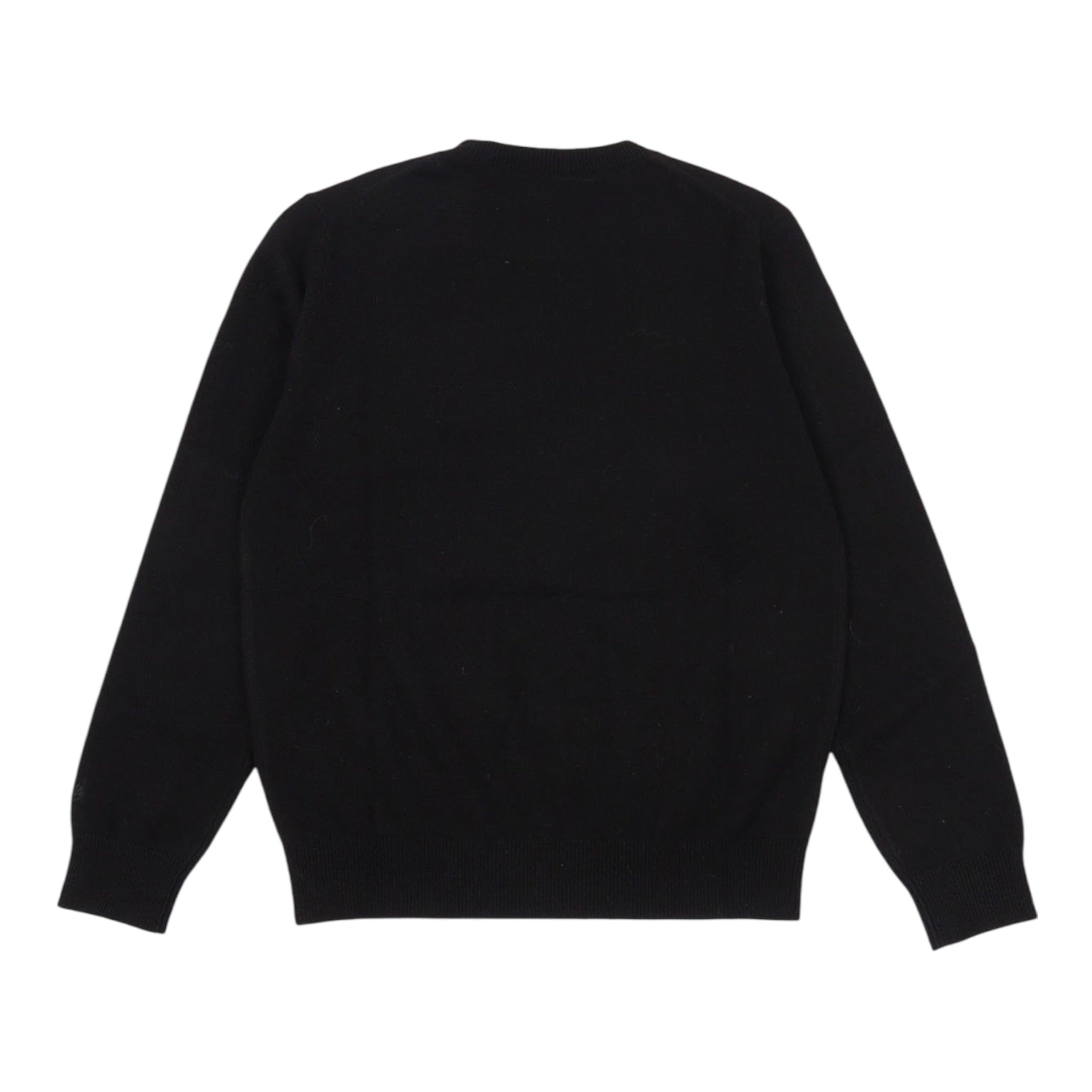Saint Barth Maglia tinta unita con Stampa Nero per Bambina PRC0001 NERO SAINT BARTH 