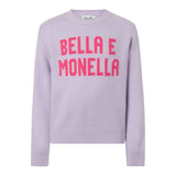 Saint Barth Maglia tinta unita con Stampa Lilla per Bambina PRC00101972I LILLA SAINT BARTH 