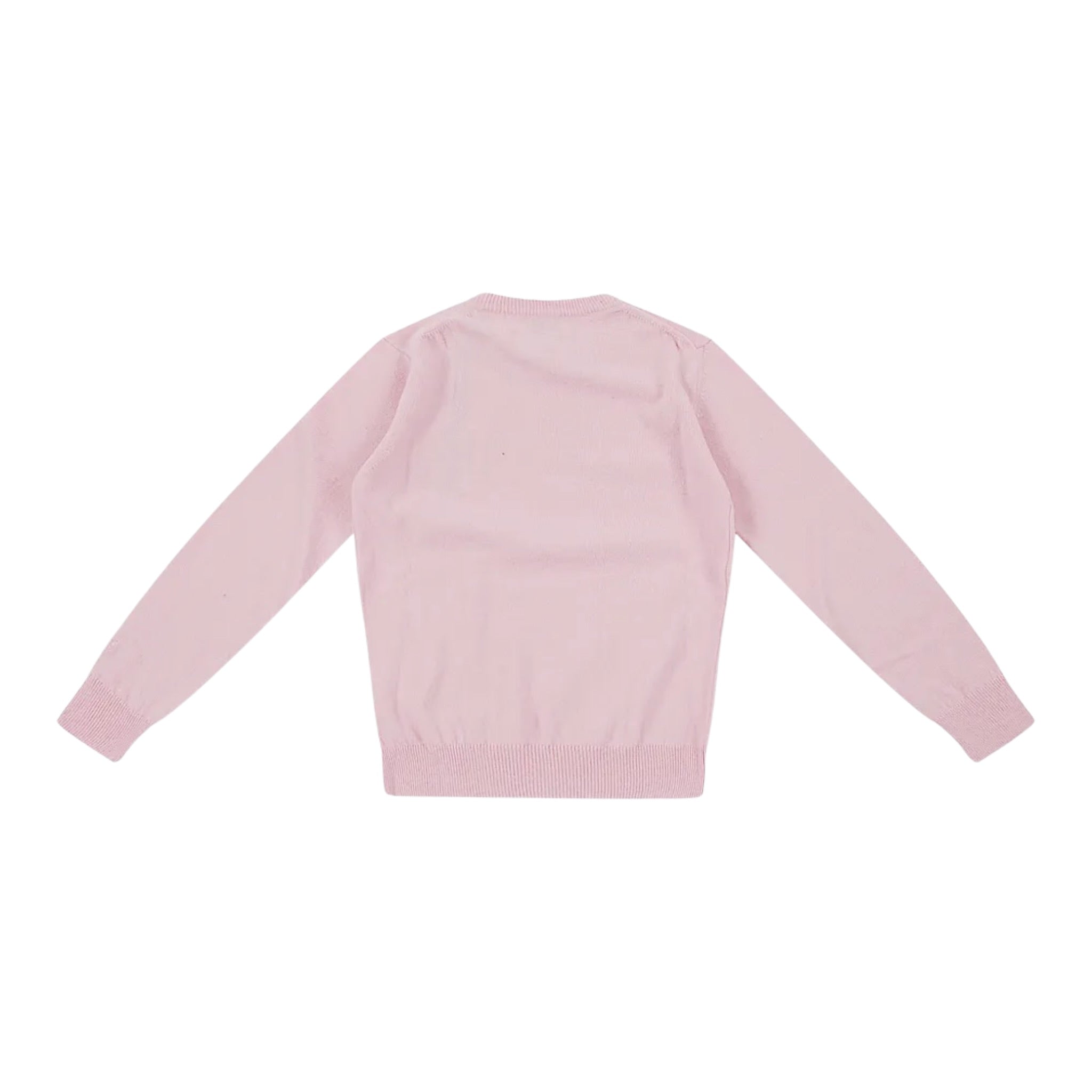 Saint Barth Maglia tinta unita con Stampa Rosa per Neonata PRC0016N ROSA SAINT BARTH 