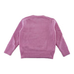 Saint Barth Maglia tinta unita con Stampa Rosa per Bambina PRC0017 ROSA SAINT BARTH 