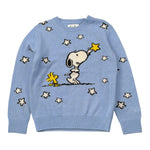 Saint Barth Maglia Girocollo con Stampa Azzurro per Bambino PRICESSPEANUTS AZZURRO SAINT BARTH 