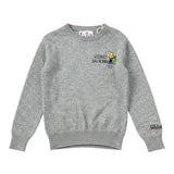 Saint Barth Maglia tinta unita Girocollo con Stampa Grigio per Bambino RICHIE GRIGIO SAINT BARTH 