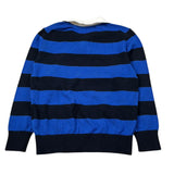 Saint Barth Maglia Bicolore con Colletto Nero/Blu per Bambino ROMEO NERO/BLU SAINT BARTH 