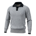 Saint Barth Maglia tinta unita con Colletto E Logo Grigio per Bambino ROMEOO GRIGIO SAINT BARTH 