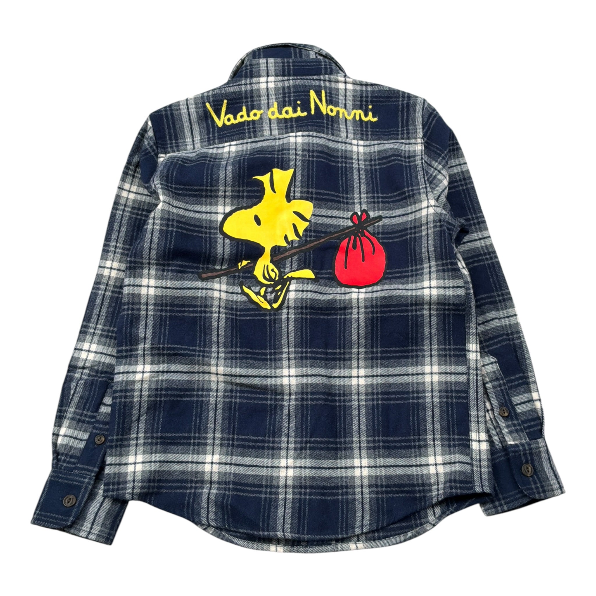 Saint Barth Camicia tinta unita con Fantasia Blu per Bambino SEEFLD BLU SAINT BARTH 