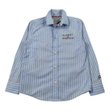 Saint Barth Camicia Manica Lunga tinta unita Azzurro per Bambino SEEFLEDD AZZURRO SAINT BARTH 