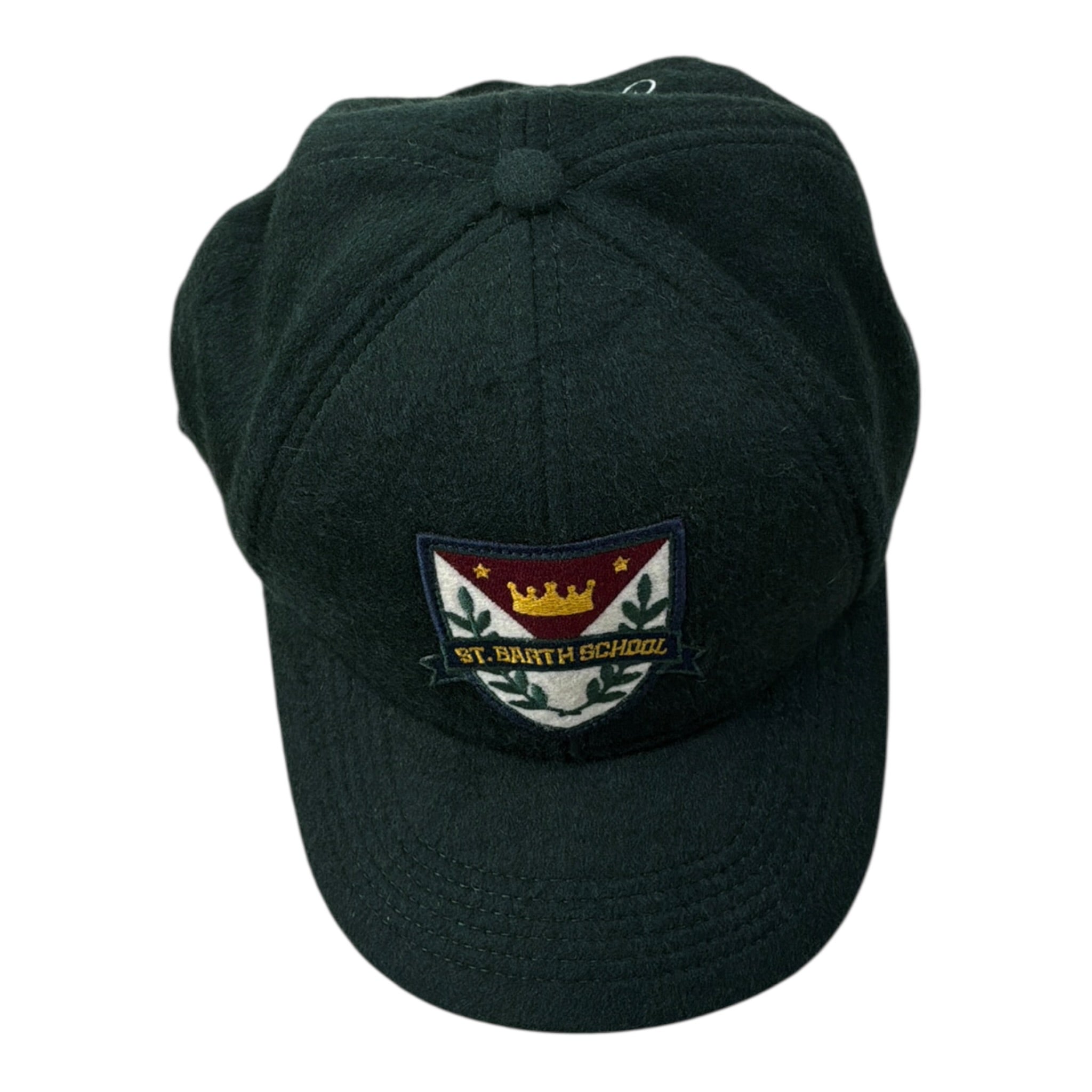 Saint Barth Cappello Modello Berretto tinta unita con Stampa Verde per Bambino SHELDON41 VERDE SAINT BARTH 