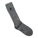 Saint Barth Calzini tinta unita con Stampa Grigio per Bambino SOXRIB GRIGIO SAINT BARTH 