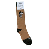 Saint Barth Calzini tinta unita con Stampa Beige per Bambino SOXSNOOPY BEIGE SAINT BARTH 