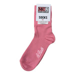 Saint Barth Calzini tinta unita con Stampa Rosa per Bambina VIZIATA ROSA SAINT BARTH 