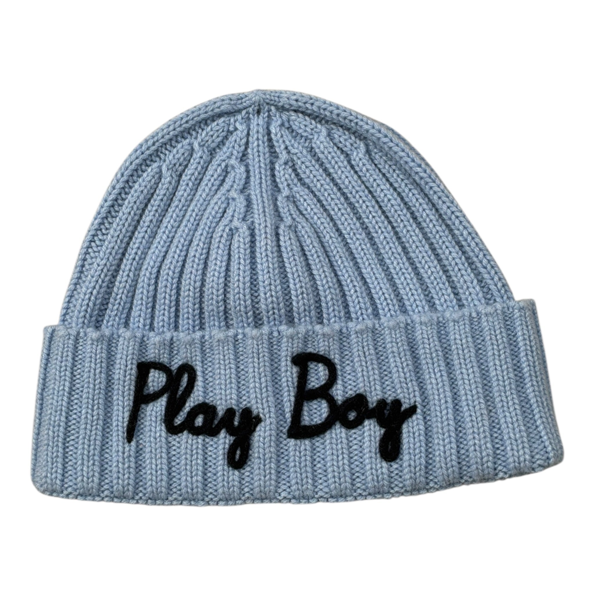 Saint Barth Cappello tinta unita con Stampa Azzurro per Bambina WENGEN AZZURRO SAINT BARTH 